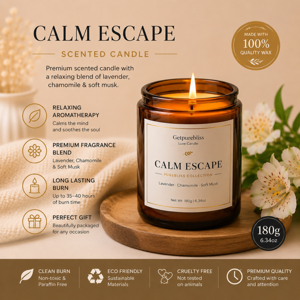 Getpurebliss Luxe Candles Image